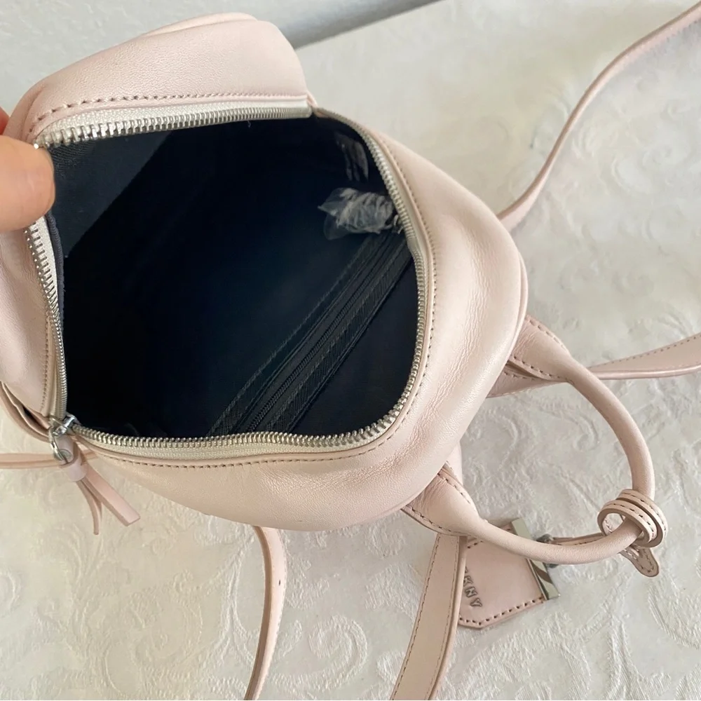 DKNY Pink Mini leather Backpack